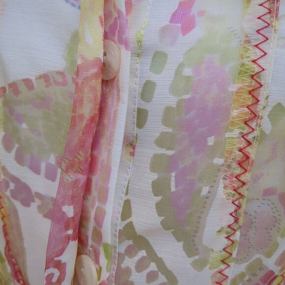 Coldwater Creek Sheer Top Shell - Picture 4 of 5